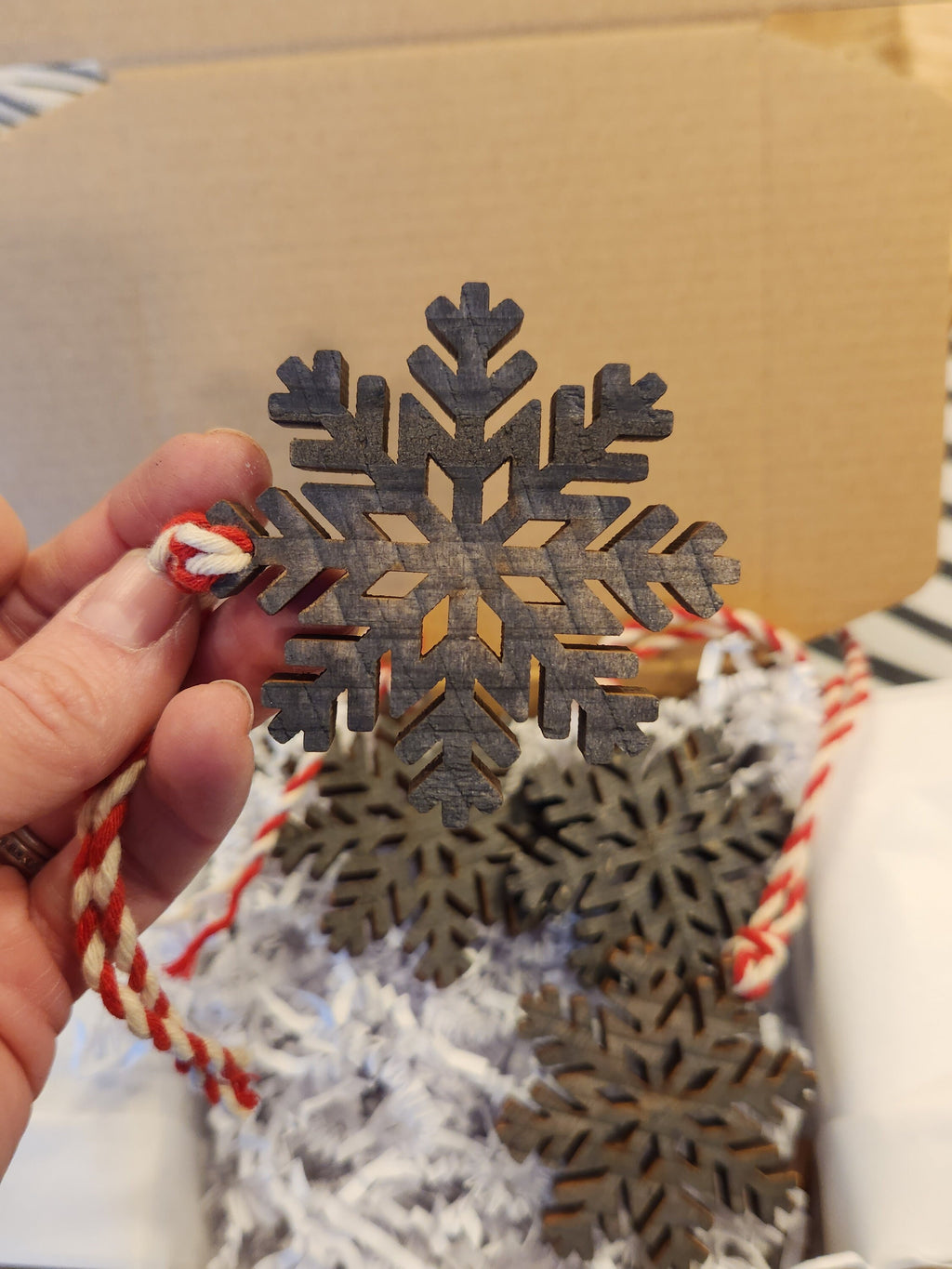 Small Weathered Snowflake Tag Sets