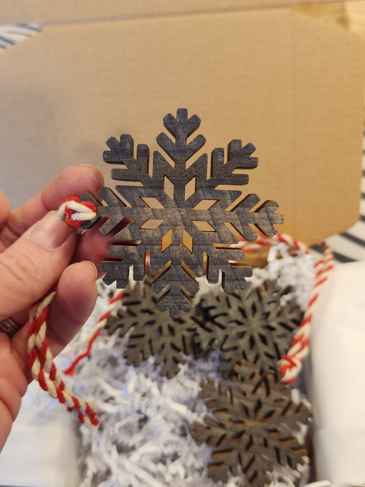 Small Weathered Snowflake Tag Sets