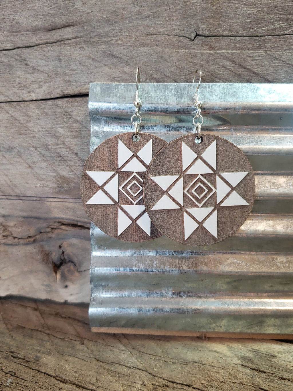 Circle Aztec Earrings