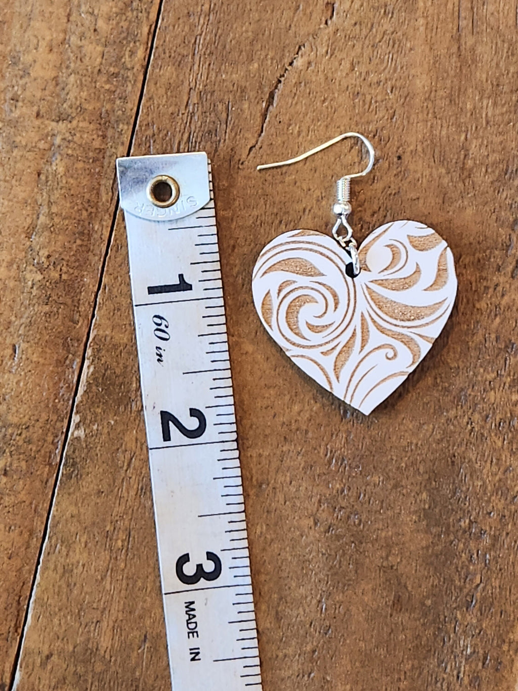 Paisley Engraved Hearts