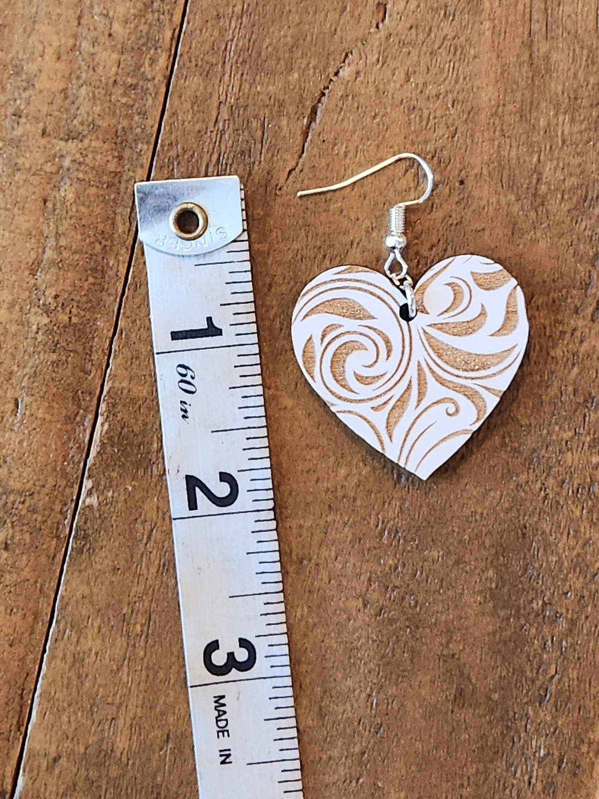Paisley Engraved Hearts