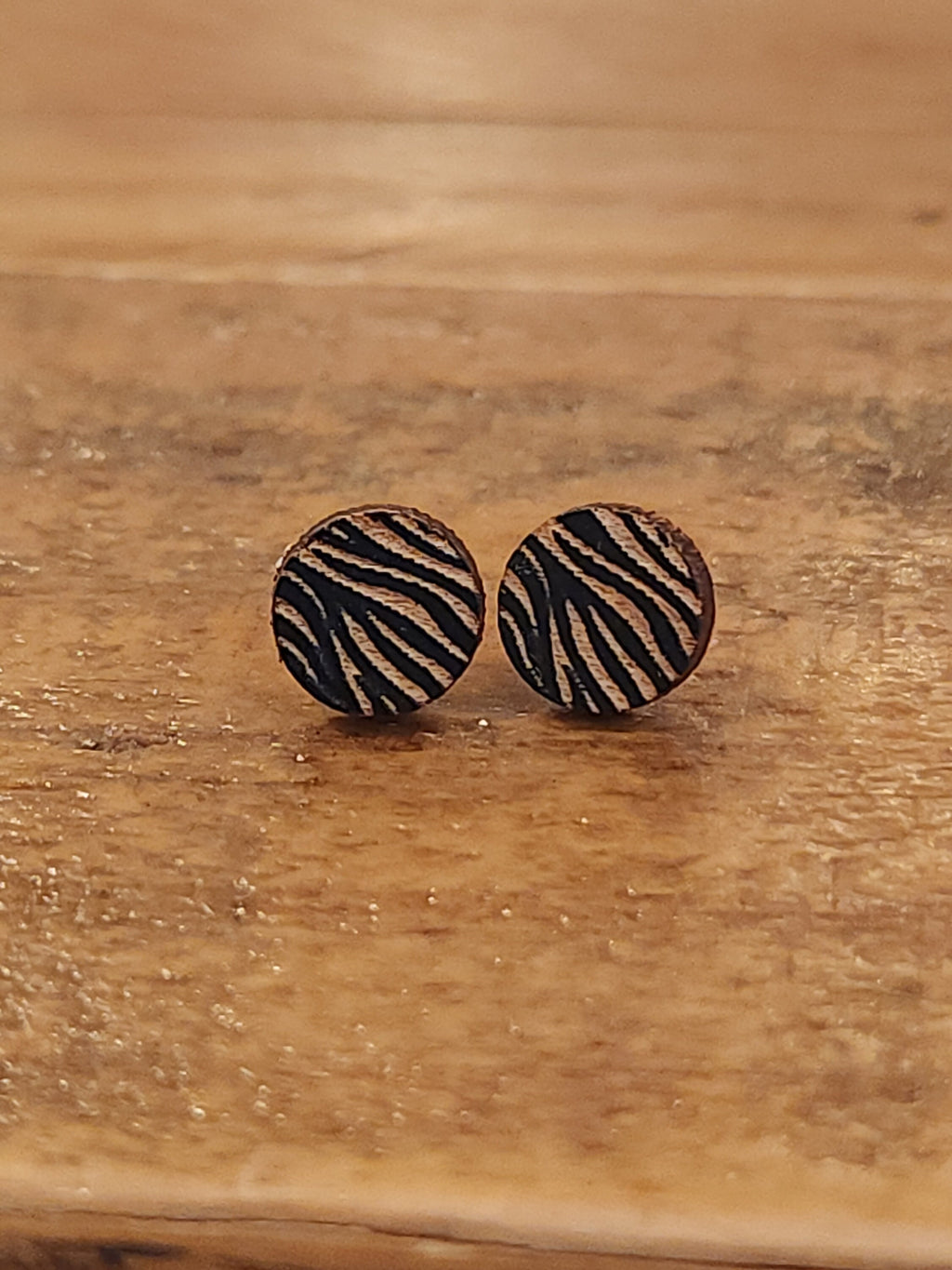 Animal Print Studs