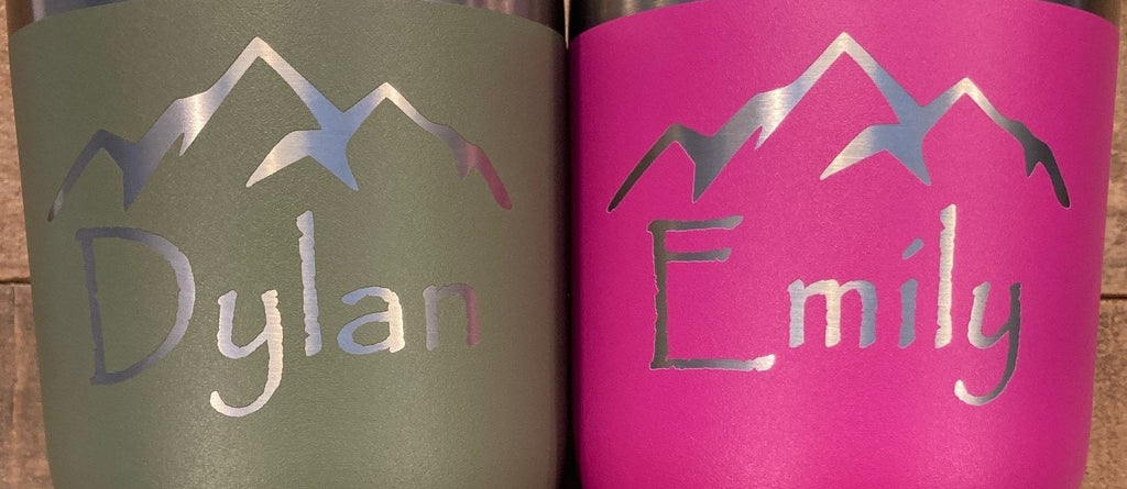 Personalized 16oz stainless steel tumbler, laser engraved tumbler (individual or bulk orders)