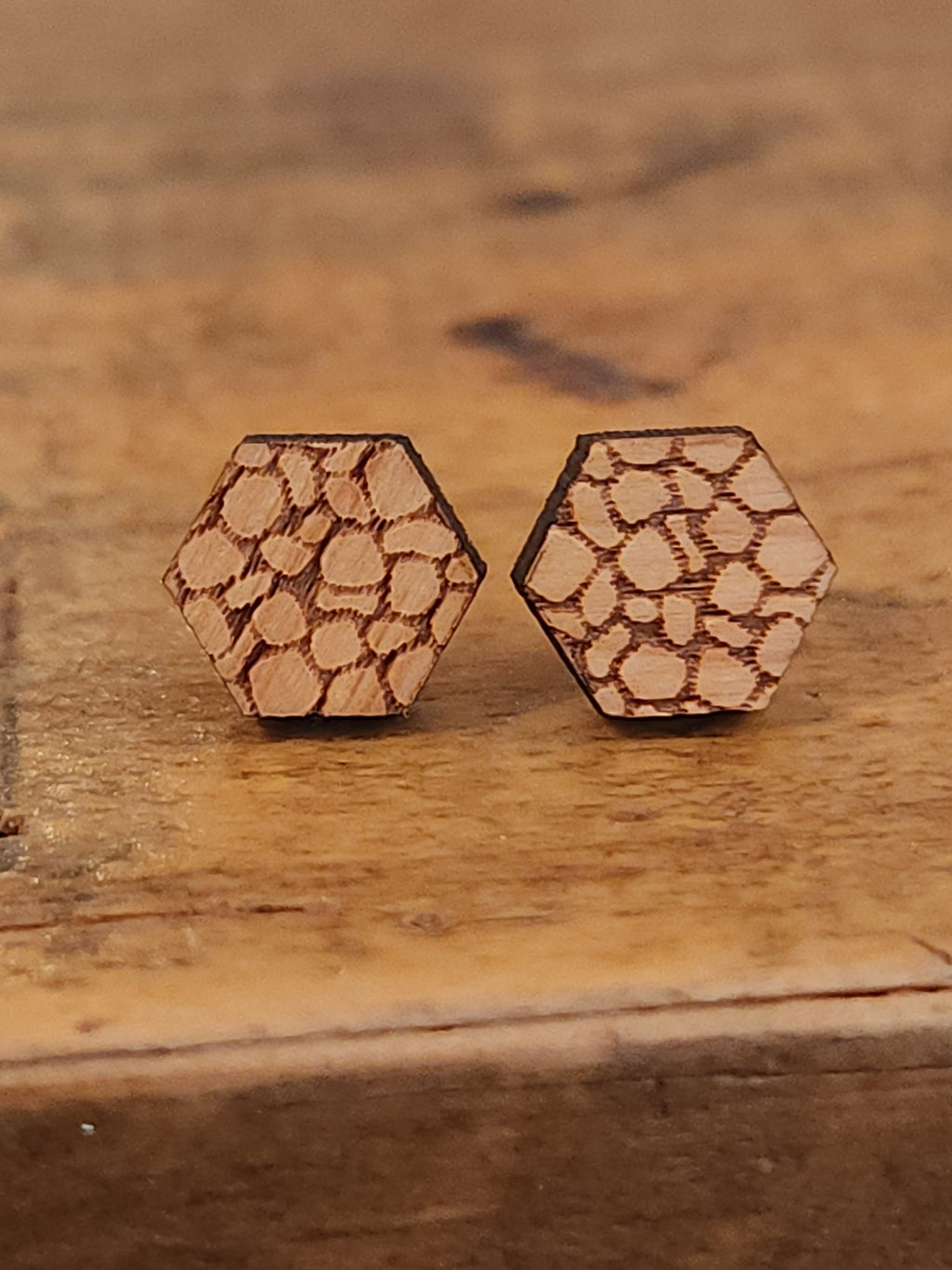 Animal Print Studs