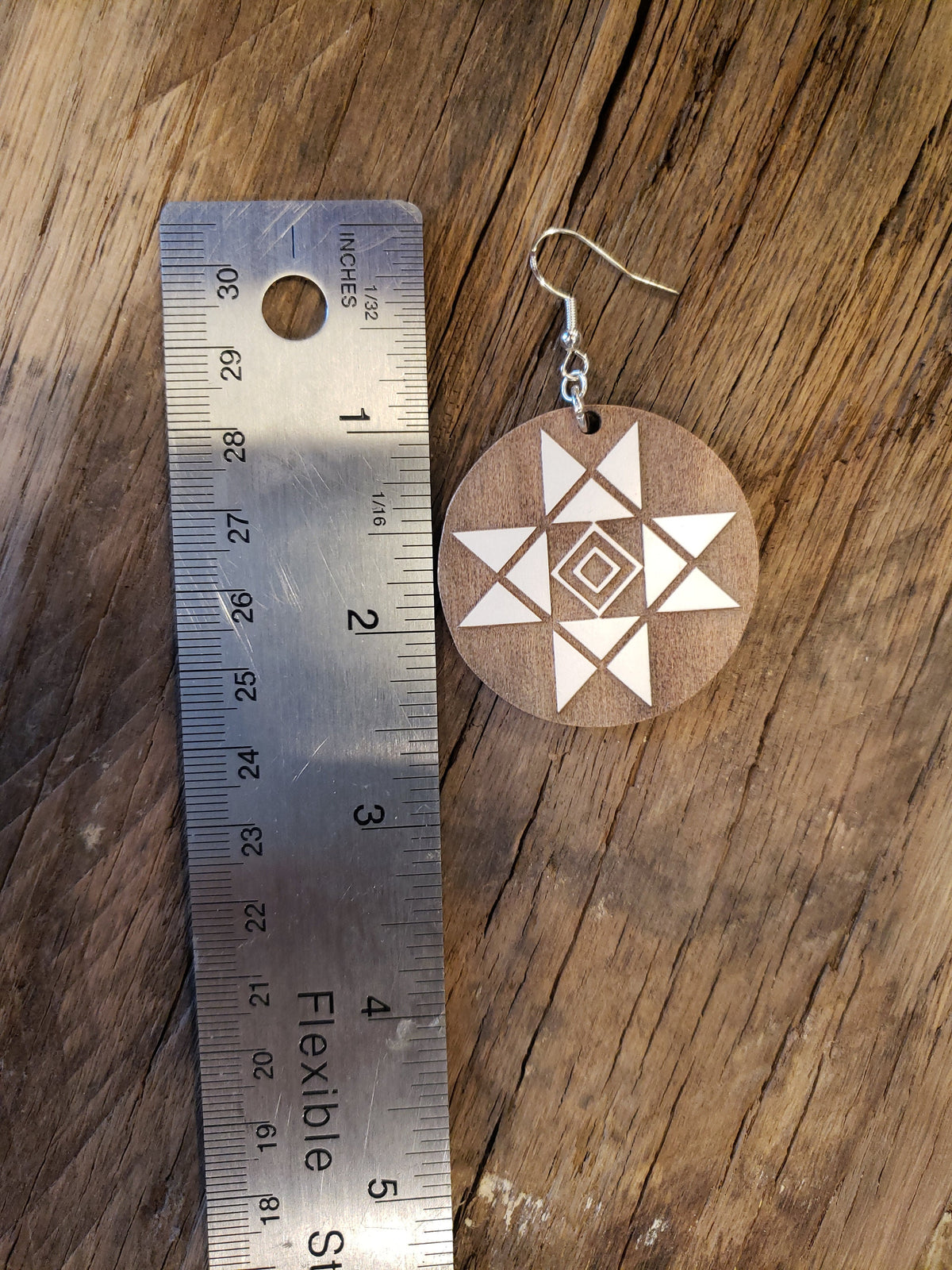 Circle Aztec Earrings