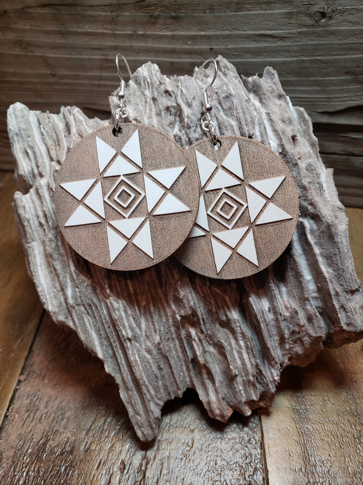 Circle Aztec Earrings