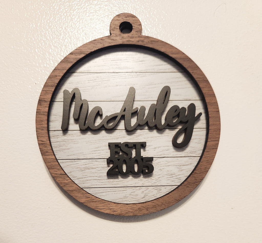 Personalized Name Ornament