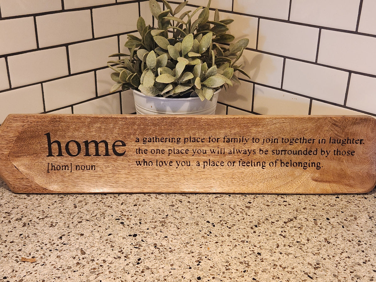 Engraved Serving Board