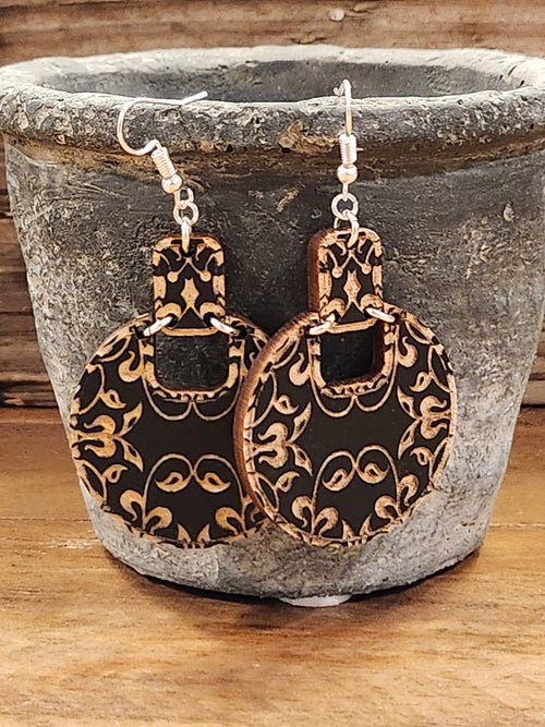 Floral Hinge Dangles